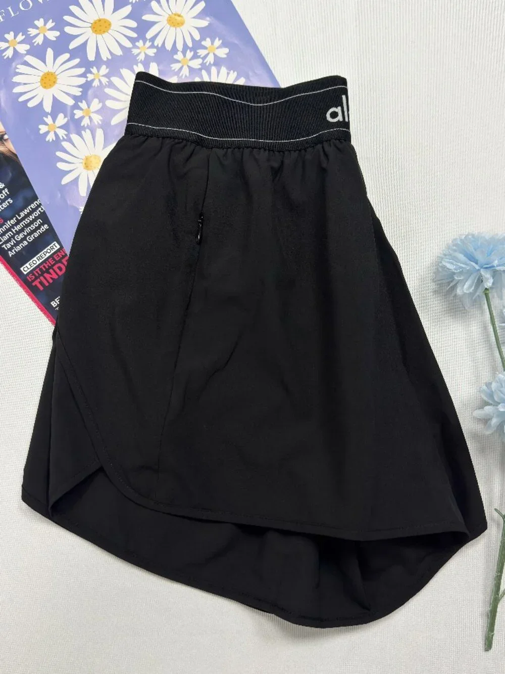 NWT🎪ALO Yoga Sporty Match Point Short Black Tennis Active Shorts🎾